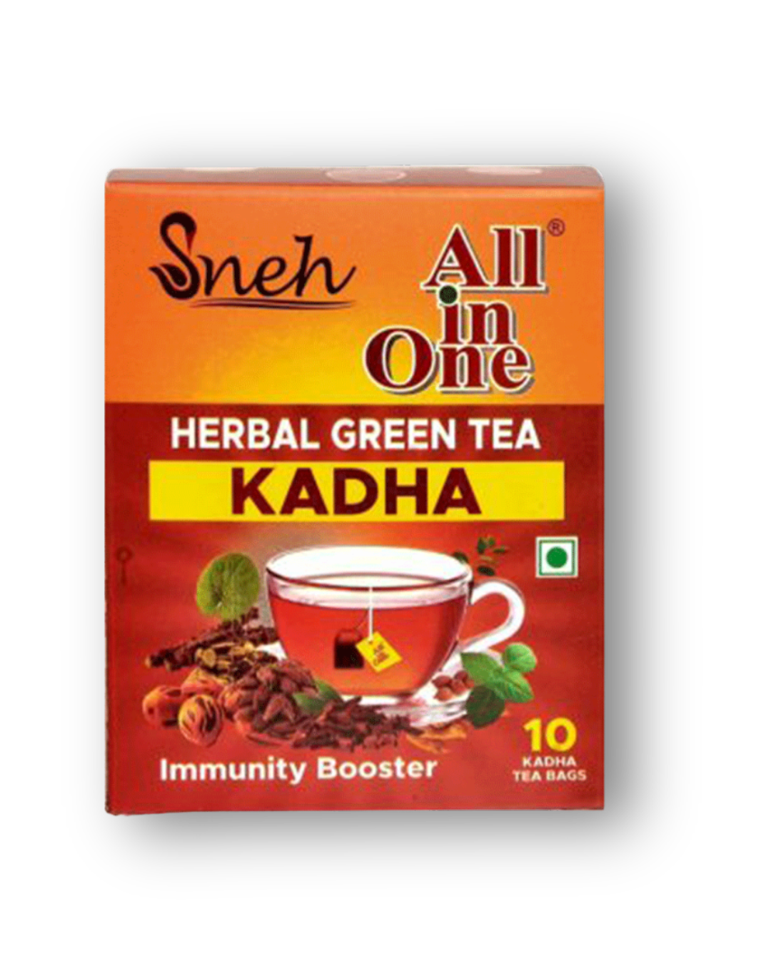 Sneh All in One Kadha Herbal Green Tea with 10 Tea Bags