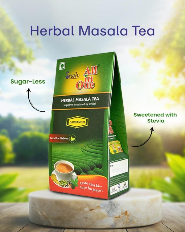 Herbal Masala Tea (Sugarless- sweetened with stevia)