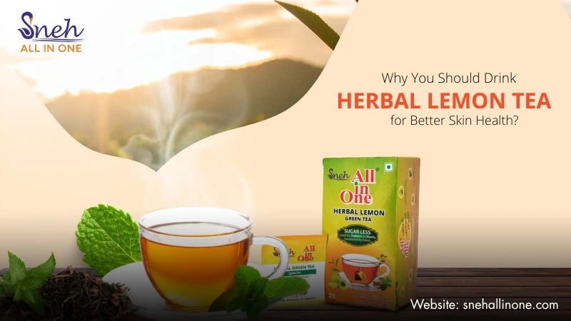 Herbal Lemon Tea for Skin Health