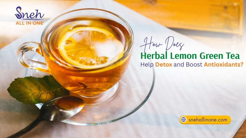 Herbal Lemon Green Tea for Antioxidants