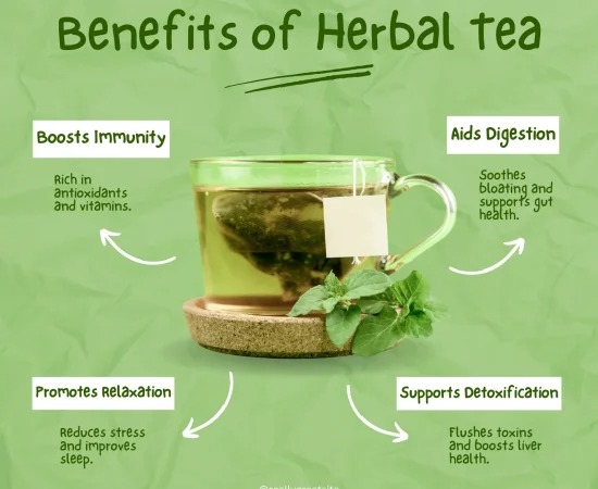 Benefits Herbal Green Tea