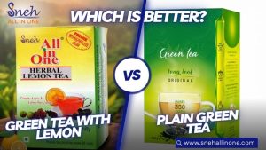 Green tea with lemon vs plain green tea - benefits compared