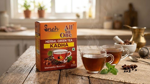 Herbal Green Tea Kadha (Immunity Booster)