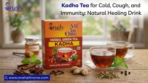 Kadha tea herbal drink for cold relief