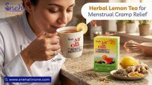 Herbal Lemon Tea for Menstrual Cramp Relief