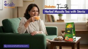 Herbal Masala Tea with Stevia