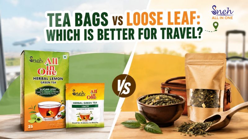 Tea bags vs loose leaf tea comparison for travel