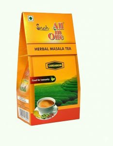 Sneh All in One Cardamom Herbal Masala Tea pouch, good for immunity